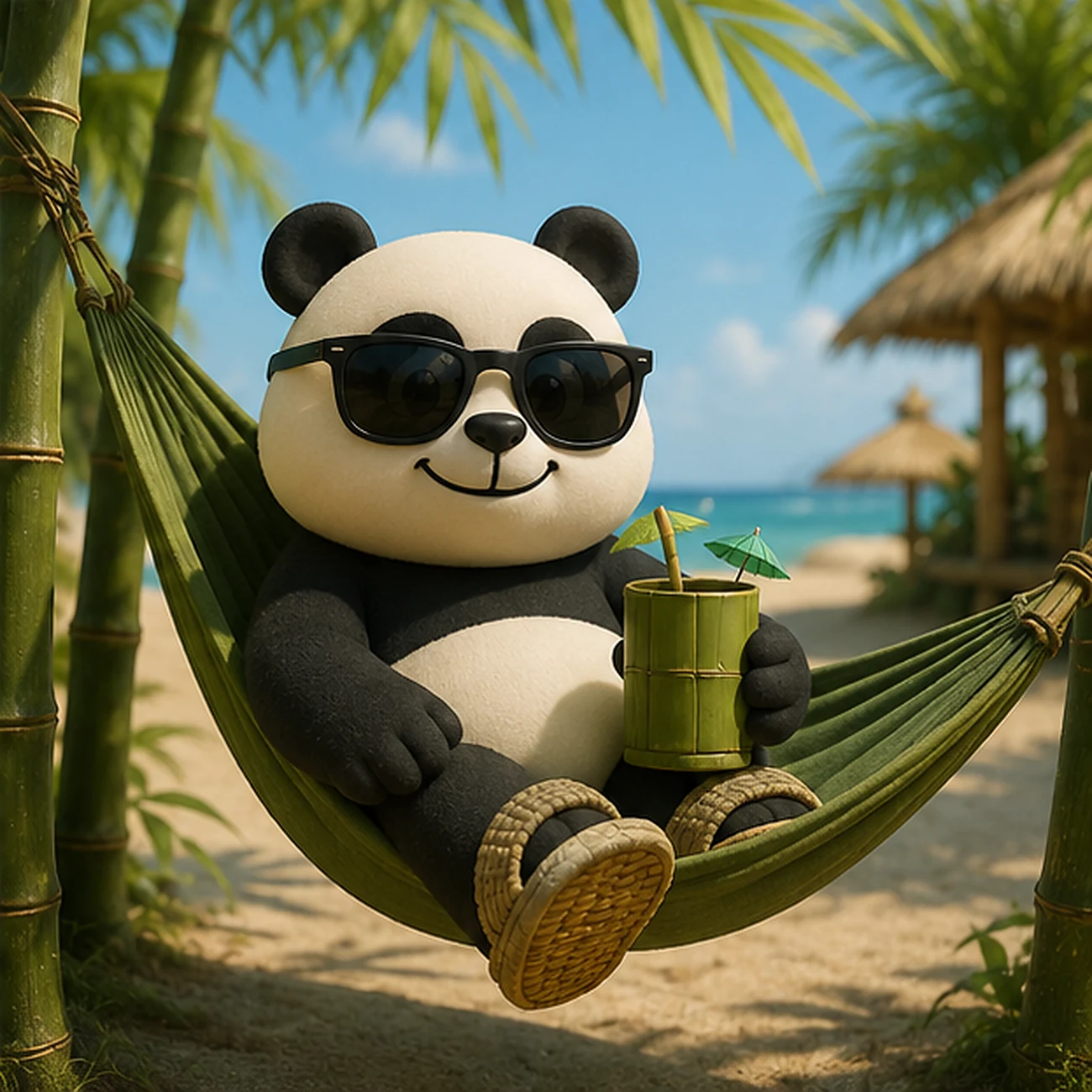 Bamboo Bro relaxing